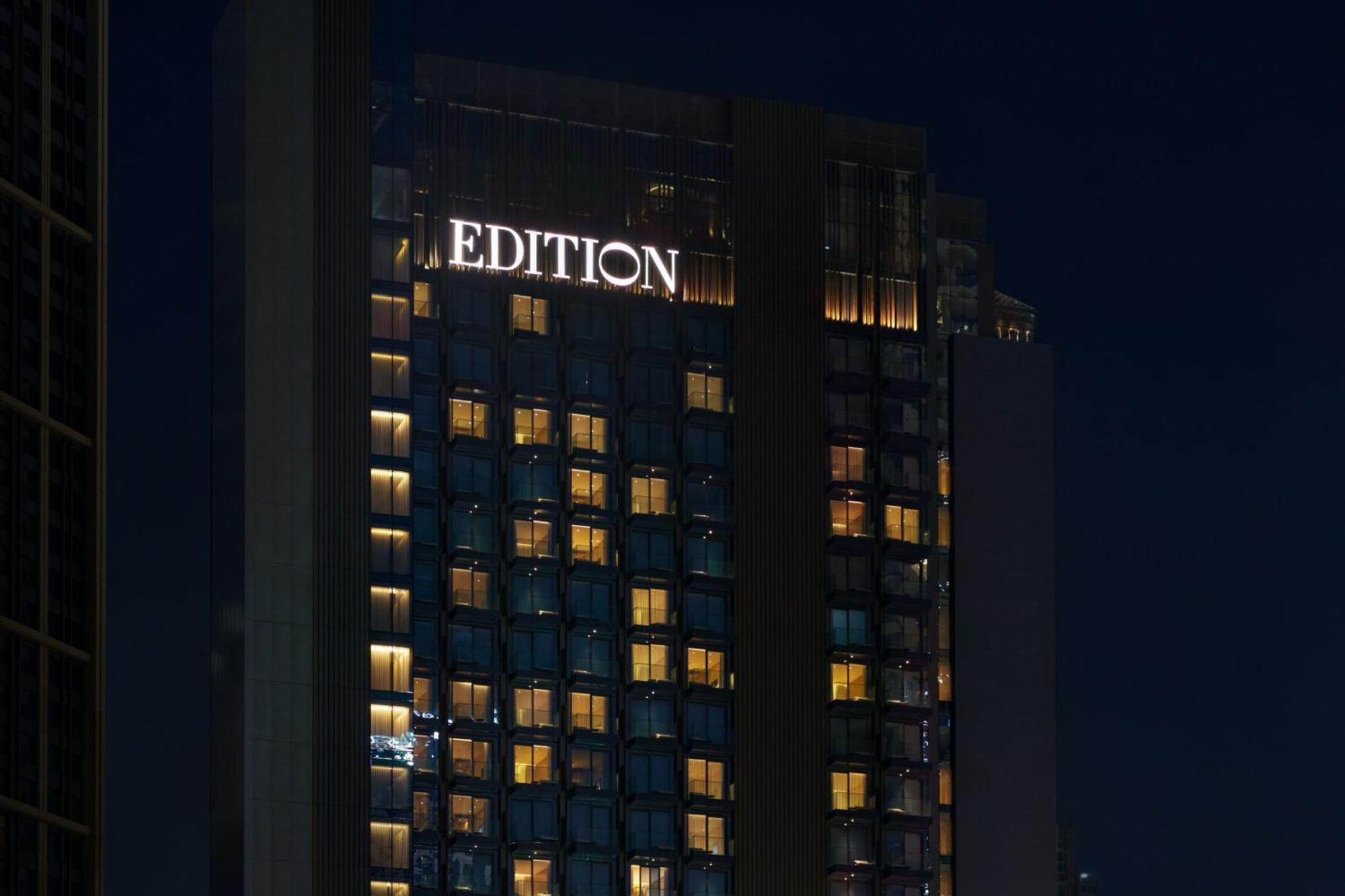 The Dubai Edition Eksteriør bilde Edition at night